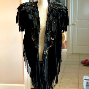 Pat Dahnke Couture Black and Silver Tunic.